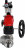 Кран шаровой BV3232P(4pc)-SP-3WL-T-ISO-H Ду25 Ру63 стандартнопроходной трехходовой L-тип, нержавеющая сталь SS316, внутренняя резьба, PTFE, пн.приводом PA-DA-052, пн.распределителем 4M310-08 AC220V, ручным дублером MON1-250-T26-ISO и БПВ AFC2000 в Перми