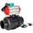 Кран шаровой BV4242E-FP-GRM-ISO Дн25 Ру10 полнопроходной, корпус - НПВХ, шар - НПВХ, уплотнение - EPDM, с пневмоприводом PA-DA-052, пневмораспределителем 4V320-10 AC220V и магнитным переключателем ALS200D в Перми