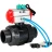 Кран шаровой BV4242E-FP-GRM-ISO Дн40 Ру10 полнопроходной, корпус - НПВХ, шар - НПВХ, уплотнение - EPDM, с пневмоприводом PA-DA-052, пневмораспределителем 4V320-10 AC220V и магнитным переключателем ALS200D в Перми