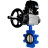 Затвор дисковый поворотный WBV1616N-2W-Fb-H Ду125 Ру16 LUG корпус - чугун QT450, диск - чугун QT450, уплотнение - NBR, с пневмоприводом PA-DA-105-1 и позиционером YT-1000RSN без обратной связи в Перми