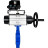 Затвор дисковый поворотный WBV1616N-2W-Fb-H Ду125 Ру16 LUG корпус - чугун QT450, диск - чугун QT450, уплотнение - NBR, с пневмоприводом PA-DA-105-1 и позиционером YT-1000RSN без обратной связи в Перми