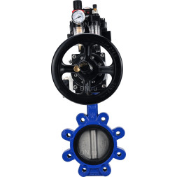 Затвор дисковый поворотный WBV1631E-2W-Fb-H Ду125 Ру16 LUG корпус - чугун QT450, диск - нержавеющая сталь 304, уплотнение - EPDM, с пневмоприводом PA-DA-105-1, пневмораспределителем 4M310-08 DC24V, БКВ APL-410N EX и БПВ AFC2000