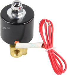 Клапан электромагнитный VS100-ET-NC-24VDC 1/8″ Ду6 Ру10, соленоидный двухходовой, корпус - латунь, уплотнение - EPDM, резьбовой, нормально-закрытый, прямого действия, катушка - 24В