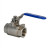Кран шаровой BV3232P(2pc)-FP-T-H Ду20 Ру140 полнопроходной двухходовой, нержавеющая сталь 316, внутренняя резьба, уплотнение - PTFE, ручка-рычаг в Перми