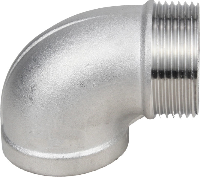 Отвод (уголок) ВР-НР-316 3/8″ Ду10 Ру16 угол 90°, корпус - нержавеющая сталь 316, присоединение - внутренняя / наружная резьба в Перми