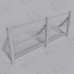 Кровельное ограждение H=1200 мм L=1860 мм RAL 7040