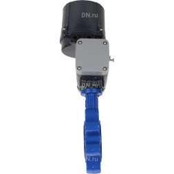 Затвор дисковый поворотный WBV1631E-2W-Fb-H Ду125 Ру16 LUG межфланцевый, корпус - чугун QT450, диск - нержавеющая сталь AISI 304, уплотнение - EPDM, с электроприводом четвертьоборотным QTSA-N-014EM-O0-220VAC с пружинным возвратом