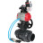 Кран шаровой BV4242E-FP-GRM-ISO Дн15 Ру10 полнопроходной, корпус - НПВХ, шар - НПВХ, уплотнение - EPDM, с пневмоприводом PA-DA-052, пневмораспределителем 4V320-10 AC220V, ручным дублером MON1-250-T26-ISO, БКВ APL-210N и БПВ AFC2000 в Перми