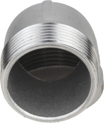 Отвод (уголок) ВР-НР-316 3/4″ Ду20 Ру16 угол 90°, корпус - нержавеющая сталь 316, присоединение - внутренняя / наружная резьба