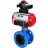Затвор дисковый поворотный WBV1313E-2W-F-H Ду200 Ру16 фланцевый, корпус - чугун GGG40, диск - чугун GGG40, уплотнение - EPDM, с пневмоприводом PA-DA-140, пневмораспределителем 4M310-08 AC220V и БКВ APL-210N в Перми