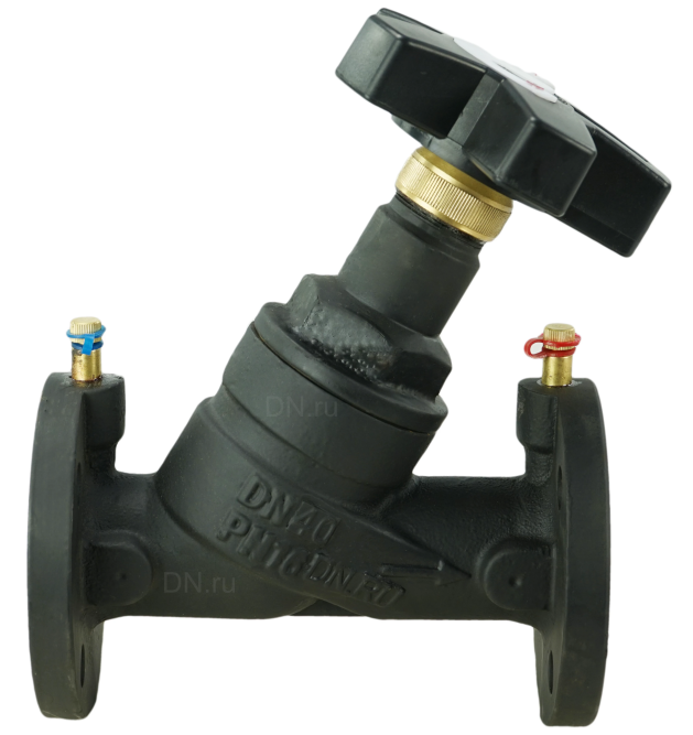 Клапан балансировочный VB1431V-F Ду32 Ру16 чугунный, фланцевый, с ниппелями в Перми