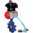 Затвор дисковый поворотный WBV1631E-2W-Fb-H Ду100 Ру16 LUG корпус - чугун QT450, диск - нержавеющая сталь 304, уплотнение - EPDM, с пневмоприводом PA-SA-130, пневмораспределителем 4V320-08 AC220V и БКВ APL-410N EX в Перми