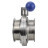 Затвор дисковый поворотный кламповый WBV3131E-2W-C-H Ду65 Ру10 корпус - пищевая нержавеющая сталь 304, уплотнение – EPDM, присоединение - кламп (clamp), с рукояткой в Перми