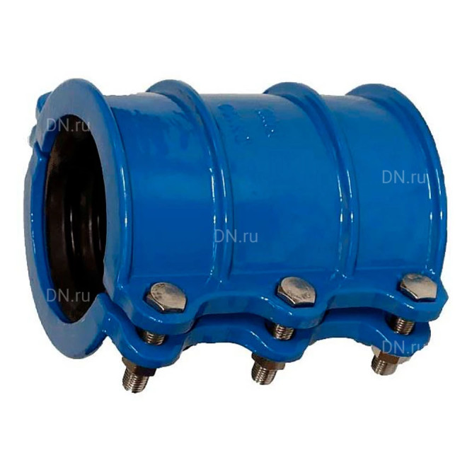 Муфта ремонтная хомутного типа CСR14E(2pc) Ду200 (Дн219-226) Ру16 двухсоставная, корпус - чугун GGG50, уплотнение - EPDM в Перми
