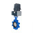 Затвор дисковый поворотный WBV1616N-2W-Fb-H Ду100 Ру16 LUG межфланцевый, корпус - чугун QT450, диск - чугун QT450, уплотнение - NBR, с электроприводом четвертьоборотным QTSA-N-014EM-O0-220VAC с пружинным возвратом в Перми