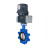 Затвор дисковый поворотный WBV1616N-2W-Fb-H Ду100 Ру16 LUG межфланцевый, корпус - чугун QT450, диск - чугун QT450, уплотнение - NBR, с электроприводом четвертьоборотным QTSA-N-014EM-O0-220VAC с пружинным возвратом в Перми