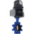 Затвор дисковый поворотный WBV1631E-2W-Fb-H Ду100 Ру16 LUG межфланцевый, корпус - чугун QT450, диск - нержавеющая сталь AISI 304, уплотнение - EPDM, с электроприводом четвертьоборотным QTSA-N-014EM-O0-220VAC с пружинным возвратом в Перми