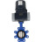 Затвор дисковый поворотный WBV1631E-2W-Fb-H Ду100 Ру16 LUG межфланцевый, корпус - чугун QT450, диск - нержавеющая сталь AISI 304, уплотнение - EPDM, с электроприводом четвертьоборотным QTSA-N-014EM-O0-220VAC с пружинным возвратом в Перми