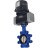 Затвор дисковый поворотный WBV1631E-2W-Fb-H Ду100 Ру16 LUG межфланцевый, корпус - чугун QT450, диск - нержавеющая сталь AISI 304, уплотнение - EPDM, с электроприводом четвертьоборотным QTSA-N-014EM-O0-220VAC с пружинным возвратом в Перми
