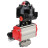 Кран шаровой BV3232P(4pc)-SP-3WL-T-ISO-H 3/8″ Ду10 Ру63 стандартнопроходной трехходовой L-тип, нержавеющая сталь SS316, внутренняя резьба, уплотнение - PTFE, с пн.приводом PA-DA-052 пн.распределителем 4M310-08 AC220V и БКВ APL-510N-EX в Перми