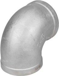 Отвод (уголок) ВР-ВР-304 1 1/4″ Ду32 Ру16 угол 90°, корпус - нержавеющая сталь 304, присоединение - внутренняя / внутренняя резьба